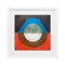 Stupell Industries Round Rustic Symmetry Framed Print Under Glass, design by Matthew Finger